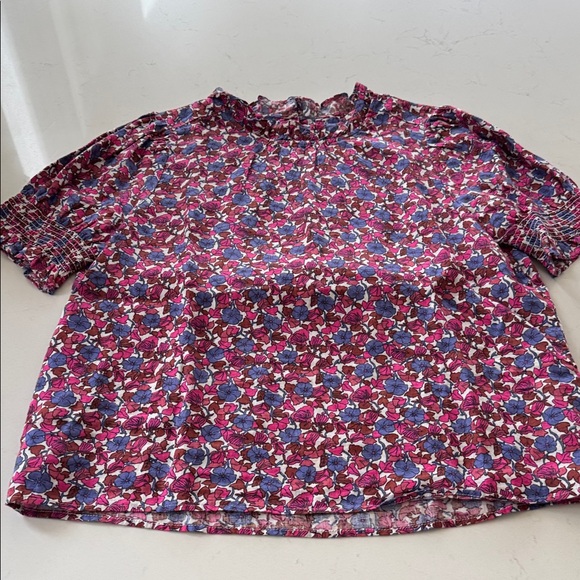 J. Crew Tops - J. Crew Multicolor Floral Blouse Size: M NWOT ✨